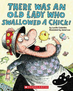 There was an Old Lady who Swallowed a Chick! Cover