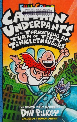 Captain Underpants Coloring Edition #9: Captain Underpants A Cover