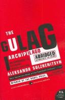 The Gulag Archipelago 1918-1956 Abridged Cover