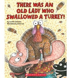 There Was an Old Lady Who Swallowed a Turkey! Cover