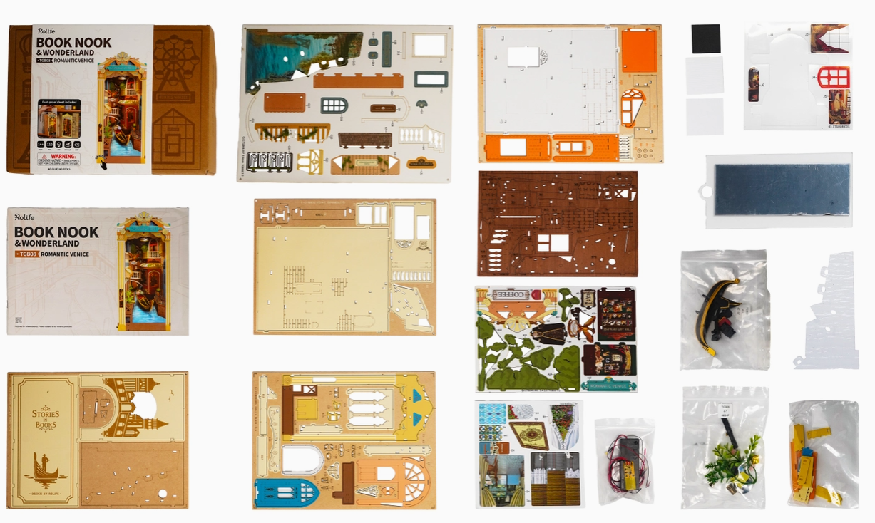 TRAVEL IN VENICE BOOK NOOK KIT