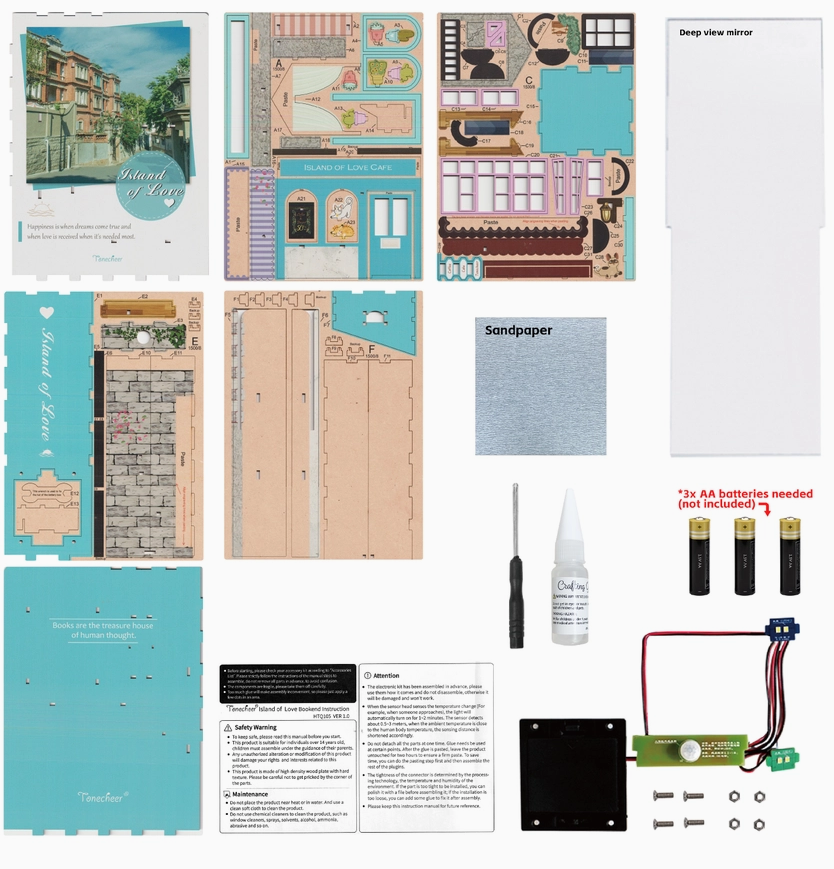 ISLAND OF LOVE BOOK NOOK KIT