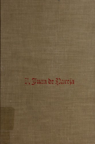 I, Juan de Pareja Cover