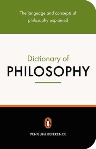 The Penguin Dictionary of Philosophy Cover