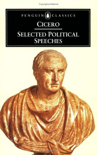 Cicero: Selected Political Speeches Cover