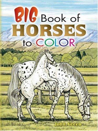 Big Book of Horses to Color Cover