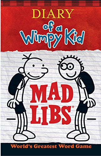 Diary of a Wimpy Kid Mad Libs Cover