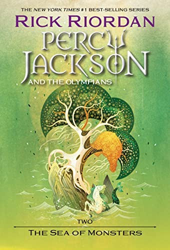 Percy Jackson and the Olympians, Book Two The Sea of Monsters Cover