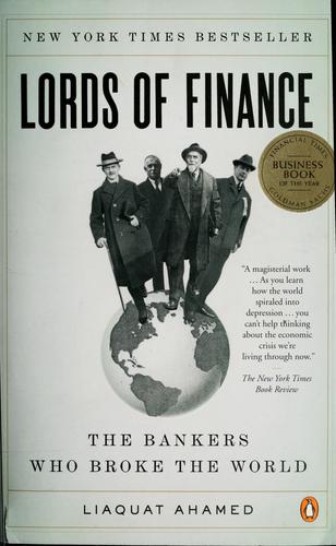 Lords of Finance Cover