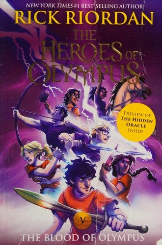 The Heroes of Olympus, Book Five The Blood of Olympus (new cover) Cover