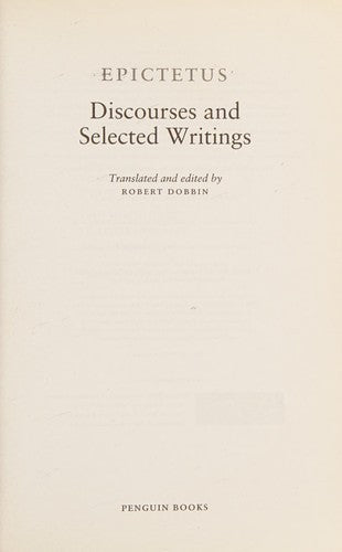 Discourses and Selected Writings Cover
